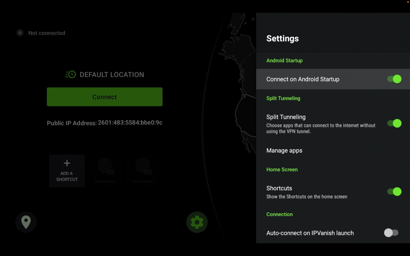 Turn on 'Connect on Android Startup'